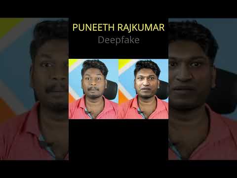Puneeth Rajkumar Face Replacement in Video | Deepfake Video | Kannada Tech #shorts