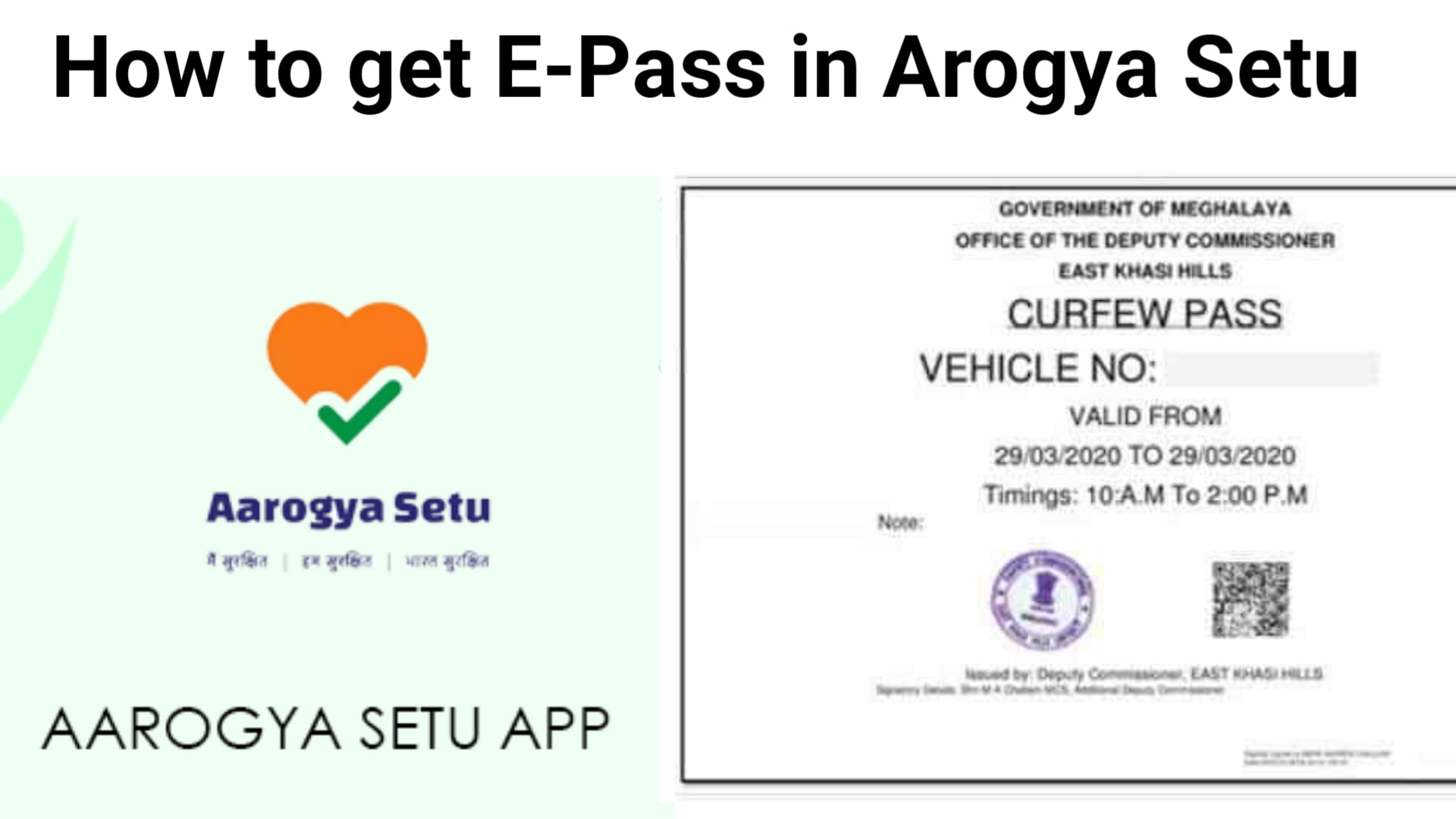 How to get e pass in arogya Setu app
