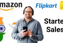 Flipkart and amazon started sales,flipkart,amazon,sales,flipkart started delivery,amazon started delivery, Kannada tech news, flipkart news,amazon news,