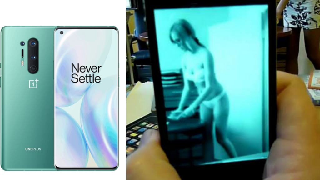 Oneplus 8 pro x-ray camera, record x-ray videos throughout people clothes,