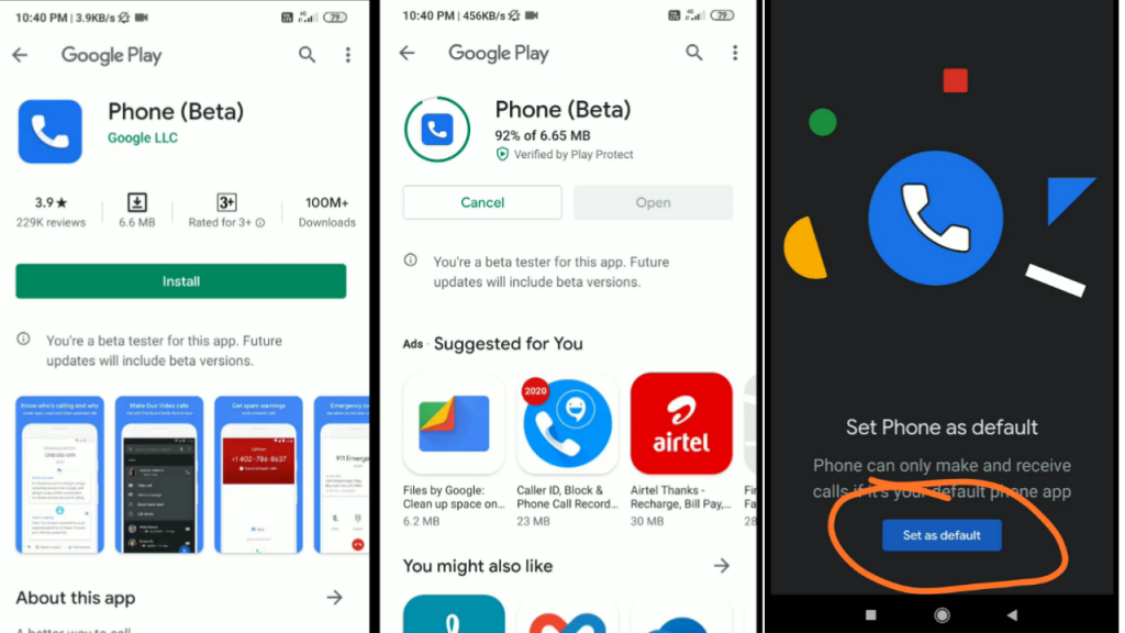How to activate verified callers feature in Google Phone Application