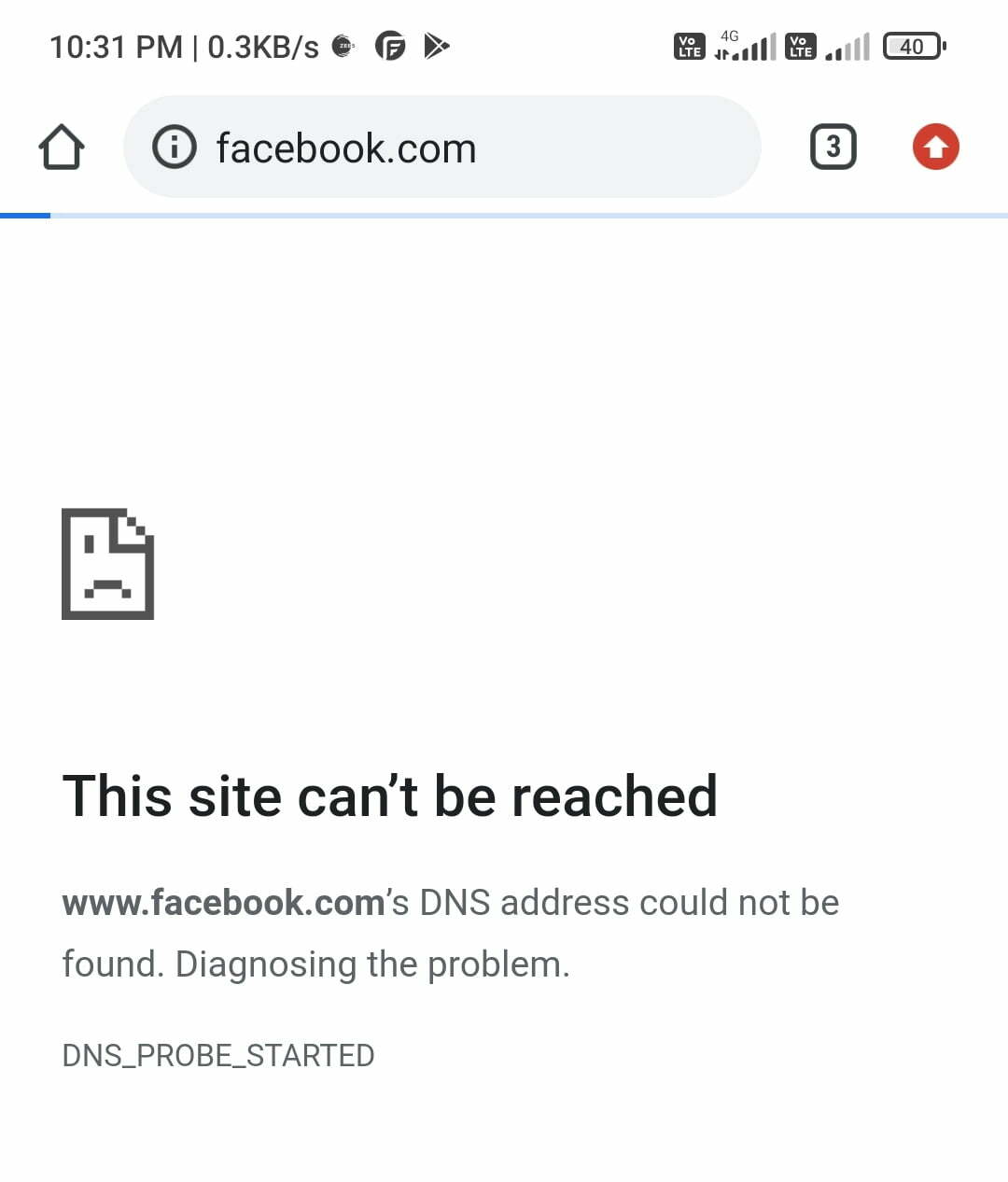 Today facebook problem Why Facebook,