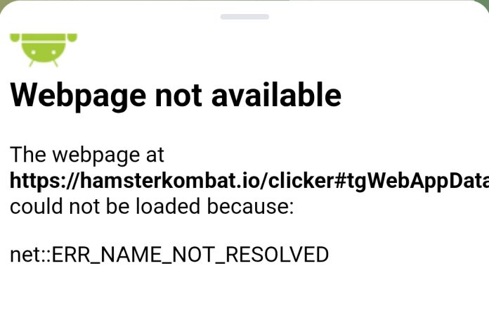 Hamster kombat not working